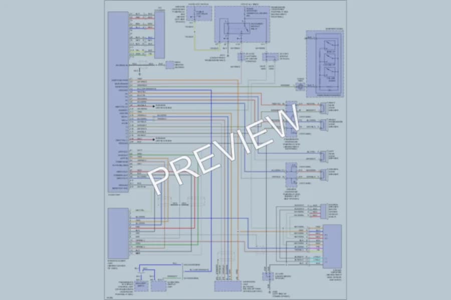 2000 Acura 32TL Radio wiring diagram preview