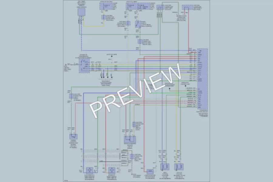 2000 Acura 35RL Transmission wiring diagram preview