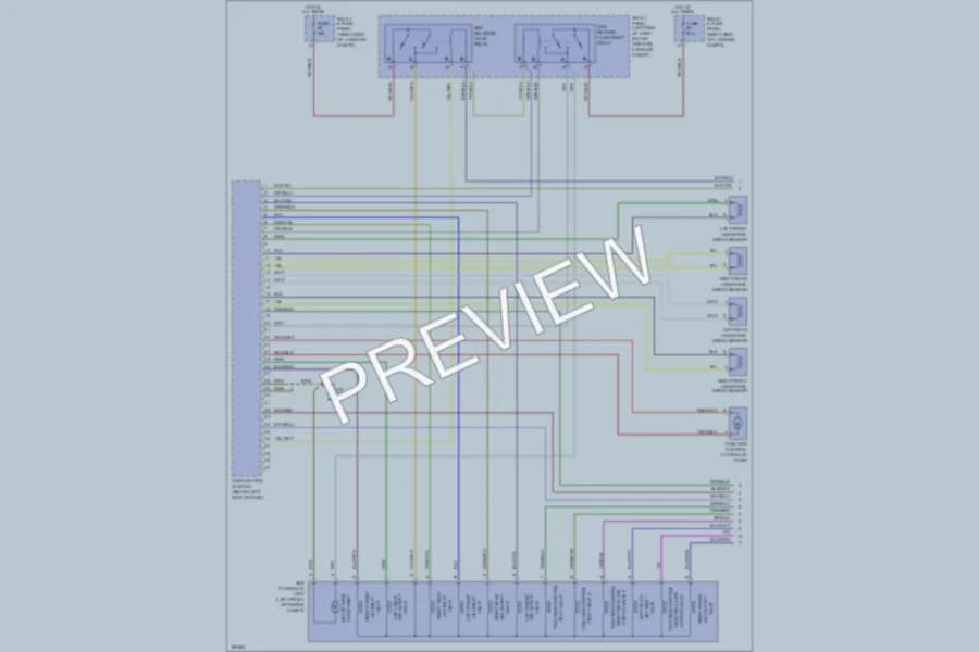 2000 Audi A8 Anti Lock Brakes wiring diagram preview