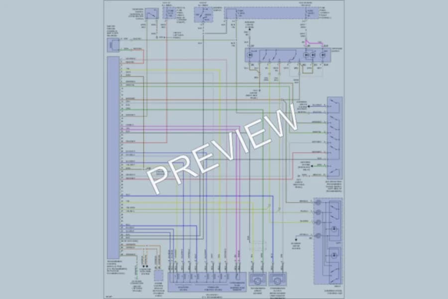 2000 Audi A8 Transmission wiring diagram preview