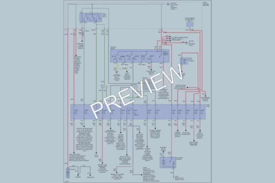 2000 Audi S4 Power Distribution wiring diagram preview