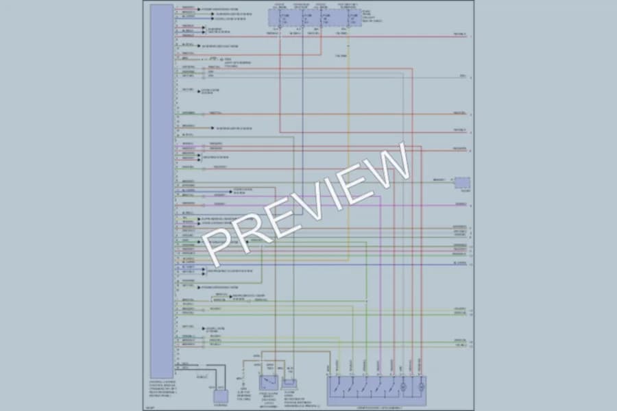 2000 Audi TT Anti Theft wiring diagram preview