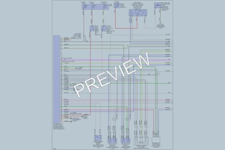 2000 Audi TT Engine Performance wiring diagram preview