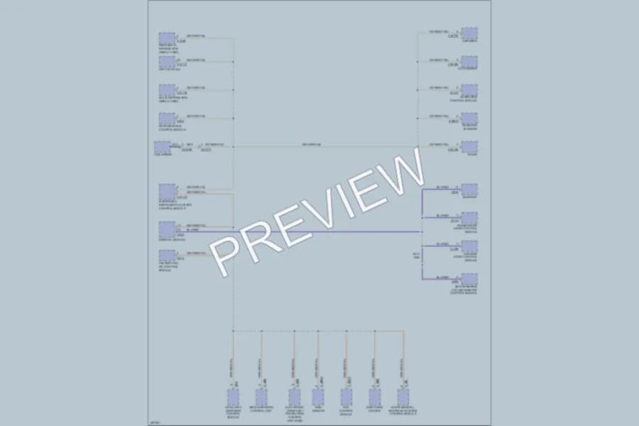 2000 BMW 528 Computer Data Lines wiring diagram preview