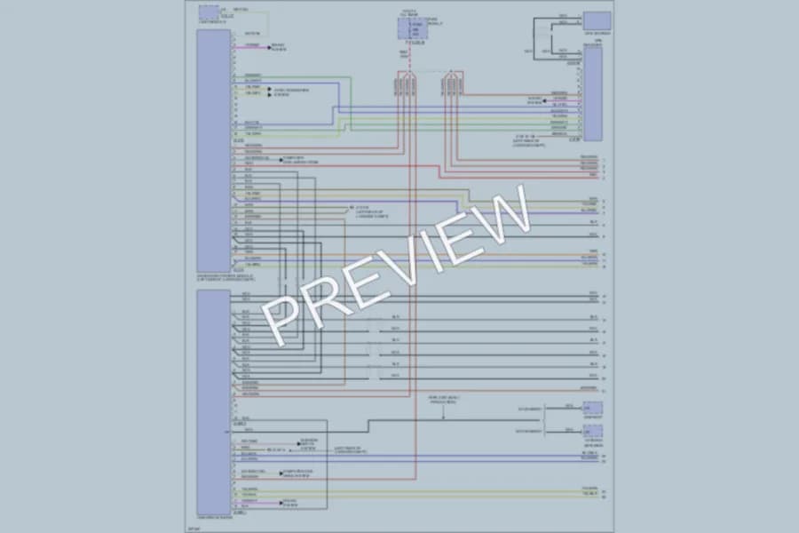 2000 BMW 528 Navigation wiring diagram preview