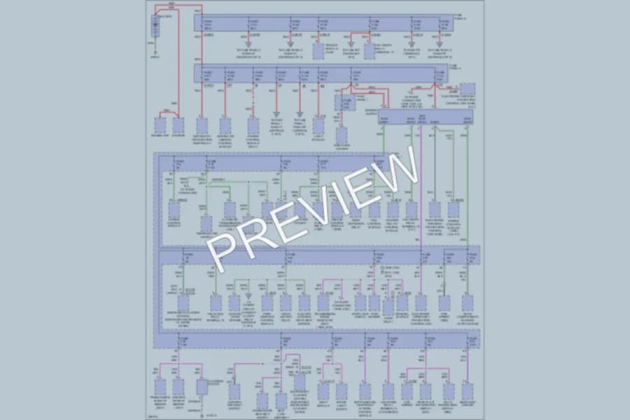 2000 BMW 528 Power Distribution wiring diagram preview