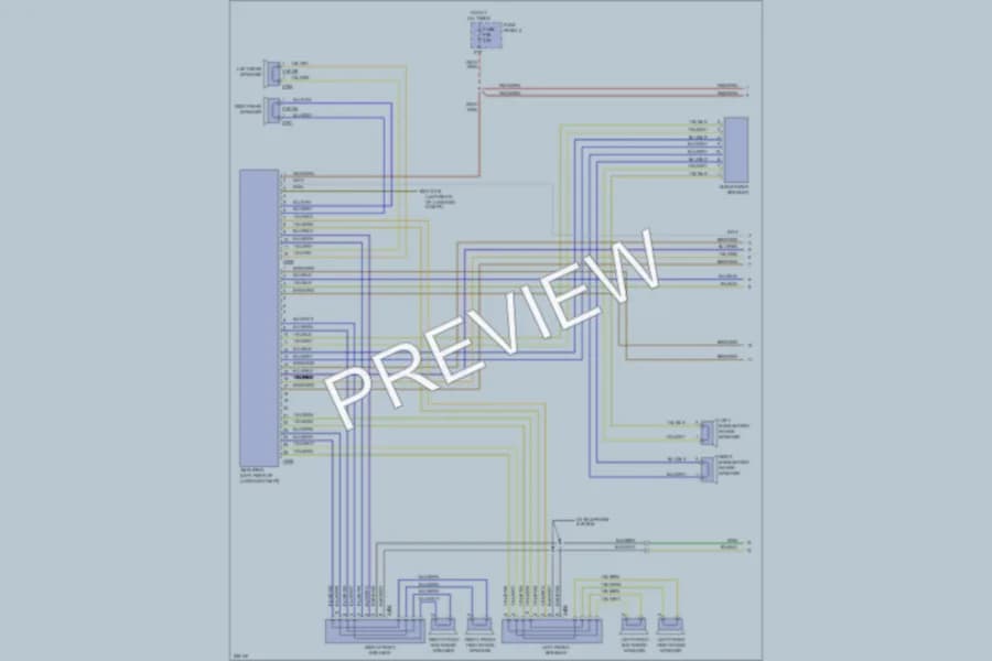 2000 BMW 528 Radio wiring diagram preview