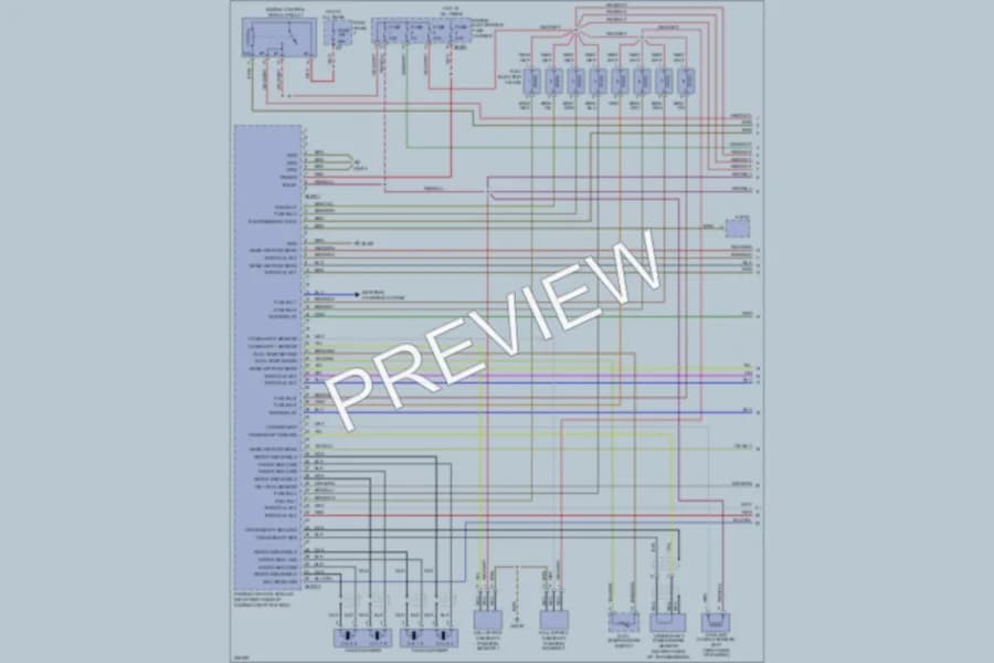2000 BMW 540 Engine Performance wiring diagram preview