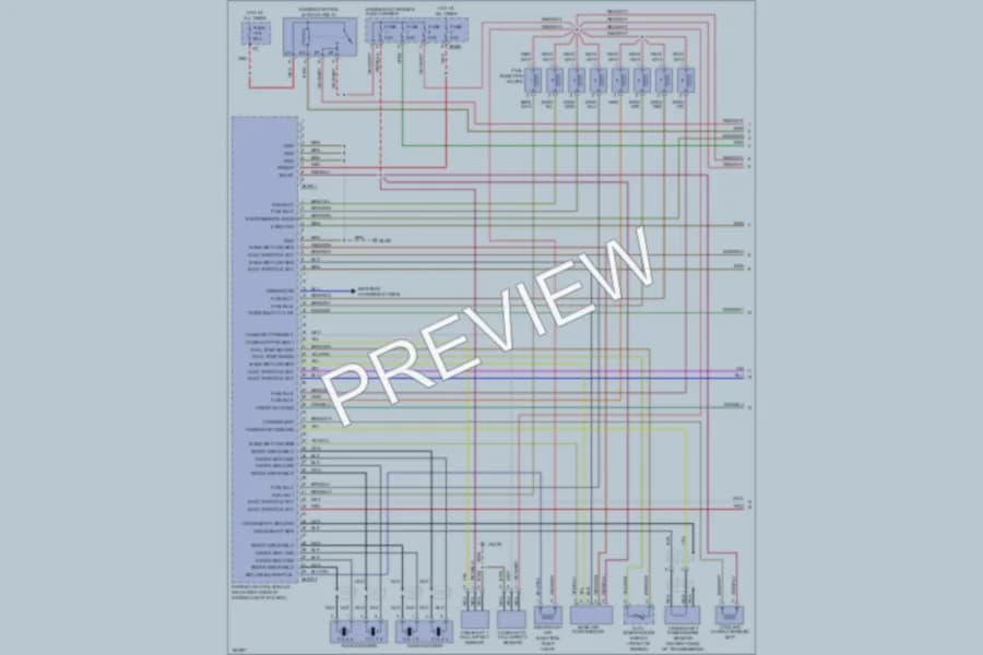 2000 BMW 740 Engine Performance wiring diagram preview