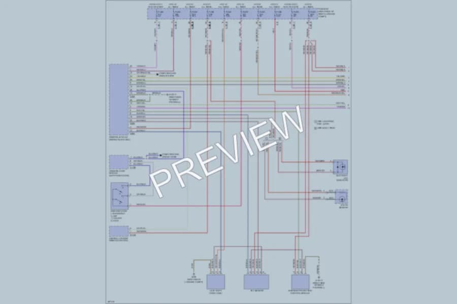 2000 BMW 750 Anti Theft wiring diagram preview