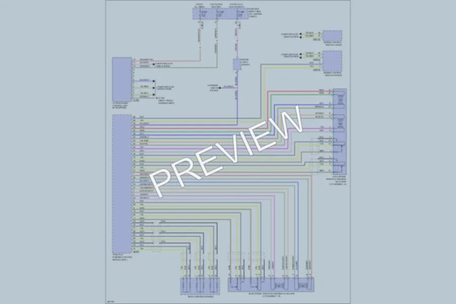 2000 BMW 750 Cruise Control wiring diagram preview
