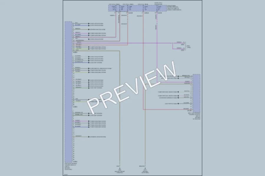 2000 BMW MCoupe Body Computer wiring diagram preview