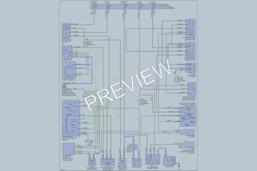 2000 BMW MRoadster Air Conditioning wiring diagram preview