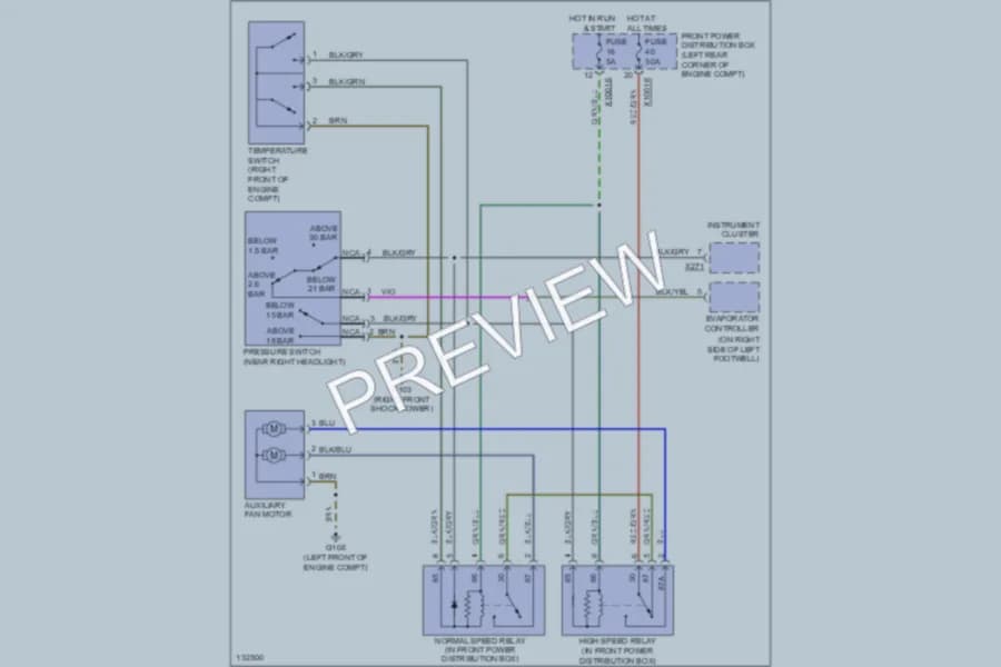 2000 BMW MRoadster Cooling Fan wiring diagram preview