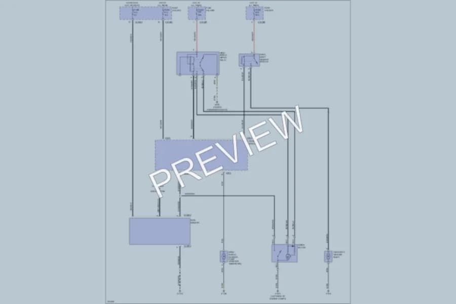 2000 BMW X5 Wiper Washer wiring diagram preview