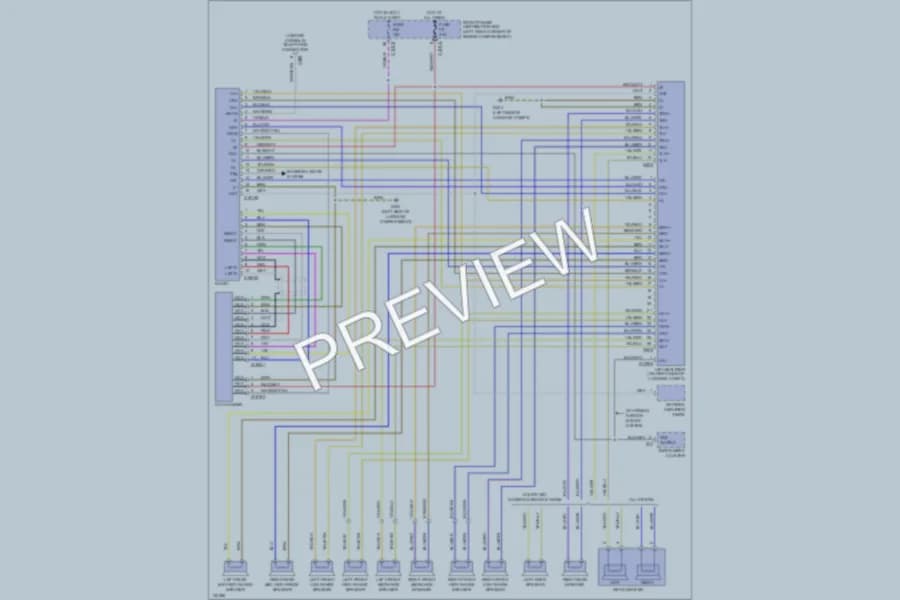 2000 BMW Z3 Radio wiring diagram preview