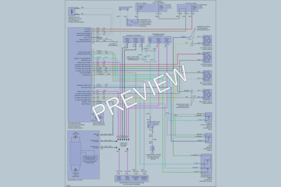 2000 Buick LeSabre Anti Lock Brakes wiring diagram preview