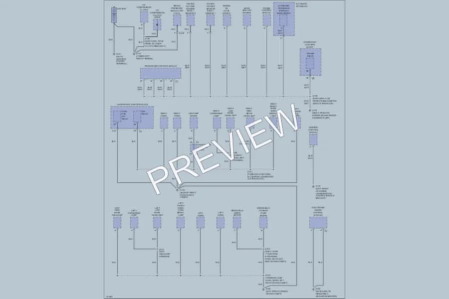2000 Buick ParkAvenue Ground Distribution wiring diagram preview