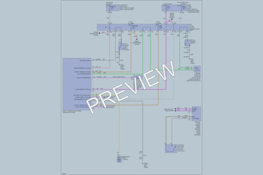 2000 Buick ParkAvenue Warning Systems wiring diagram preview
