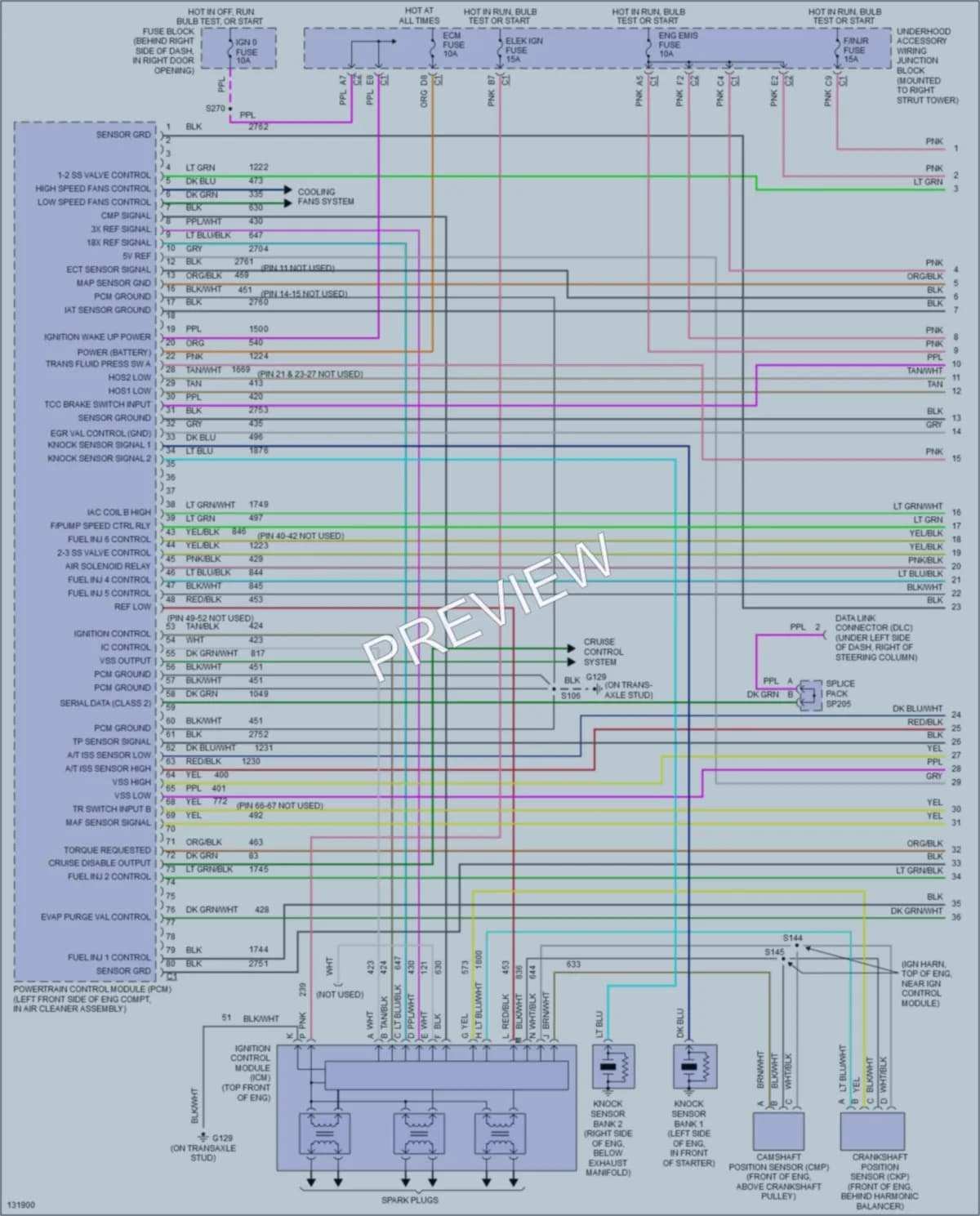 2000 Buick Regal Engine Performance wiring diagram preview