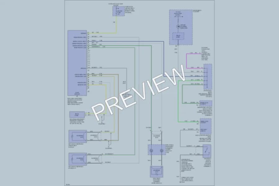2000 Buick Regal Supplemental Restraints wiring diagram preview