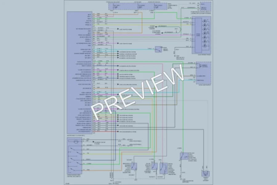 2000 Cadillac Eldorado Instrument Cluster wiring diagram preview