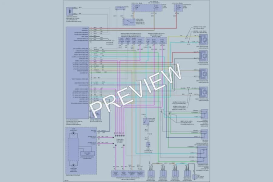 2000 Cadillac Seville Anti Lock Brakes wiring diagram preview