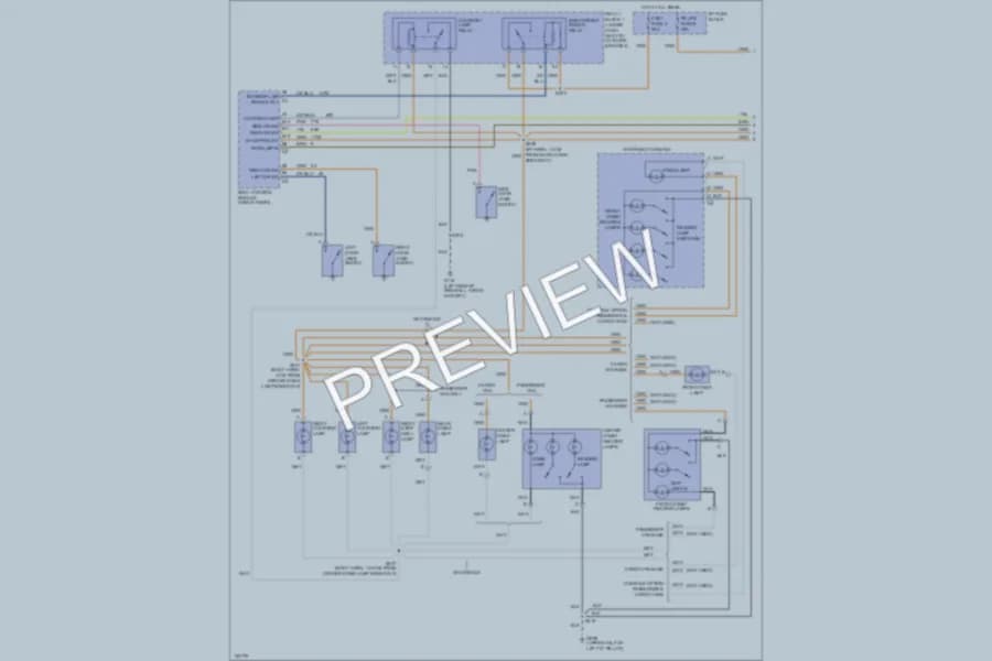 2000 Chevrolet Astro Interior Lights wiring diagram preview
