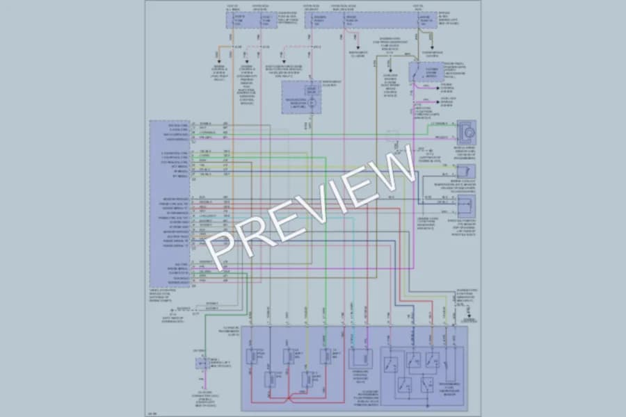 2000 Chevrolet Astro Transmission wiring diagram preview