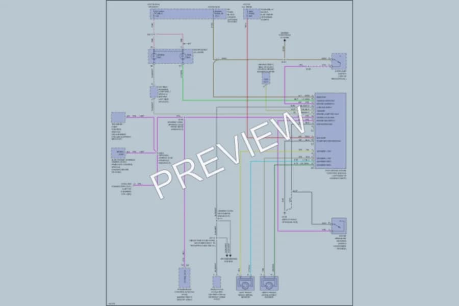 2000 Chevrolet K2500 Anti Lock Brakes wiring diagram preview with protected circuit layout