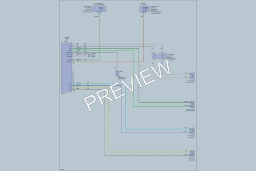 2000 Chevrolet C2500Suburban Radio wiring diagram preview