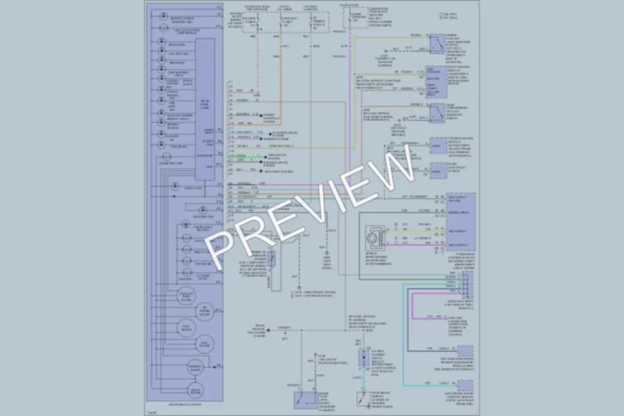 2000 Chevrolet Camaro Instrument Cluster wiring diagram preview