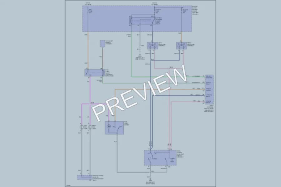 2000 Chevrolet Cavalier Headlights wiring diagram preview