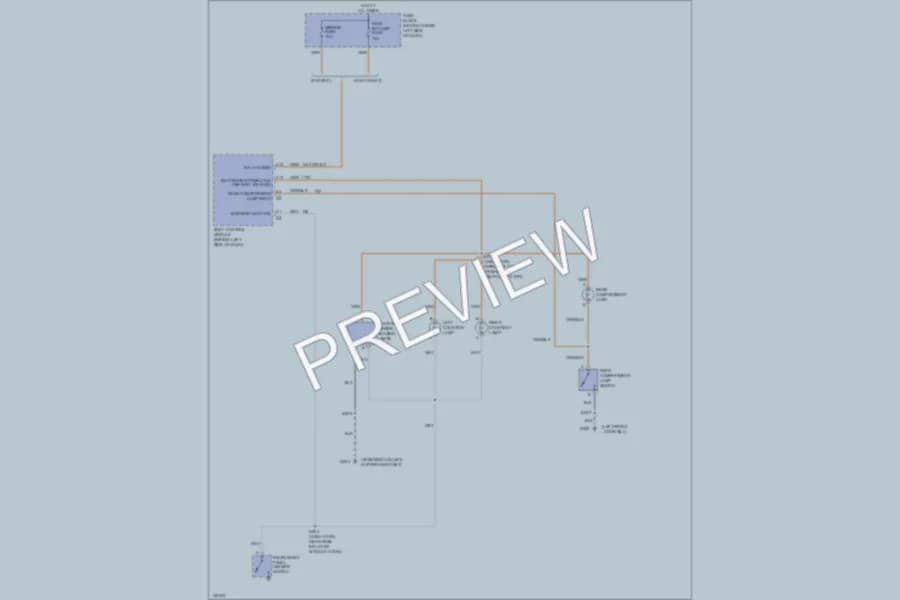 2000 Chevrolet Cavalier Interior Lights wiring diagram preview