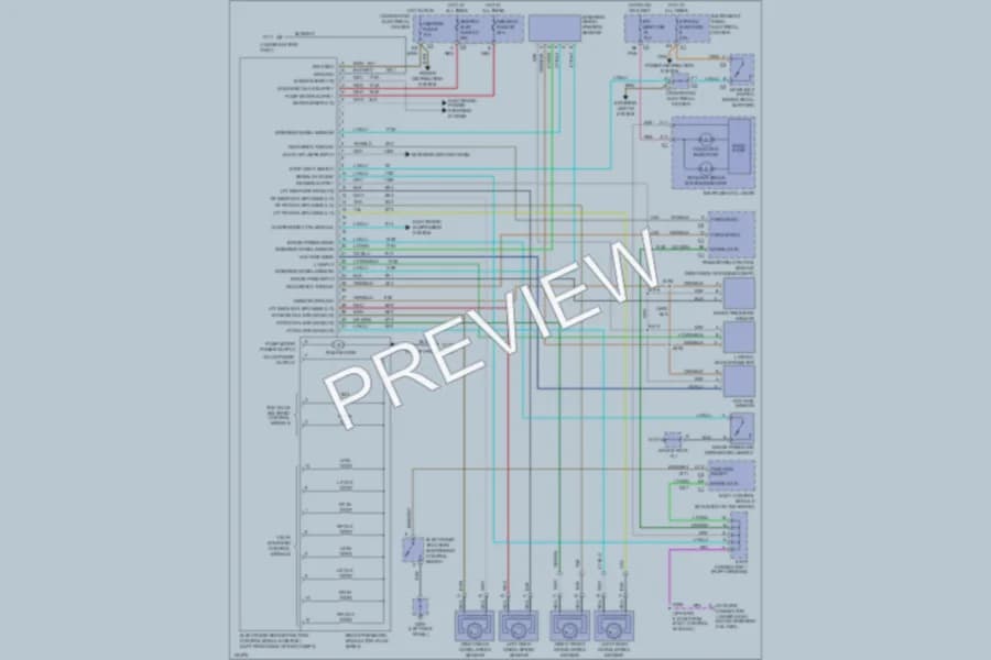 2000 Chevrolet Corvette Anti Lock Brakes wiring diagram preview