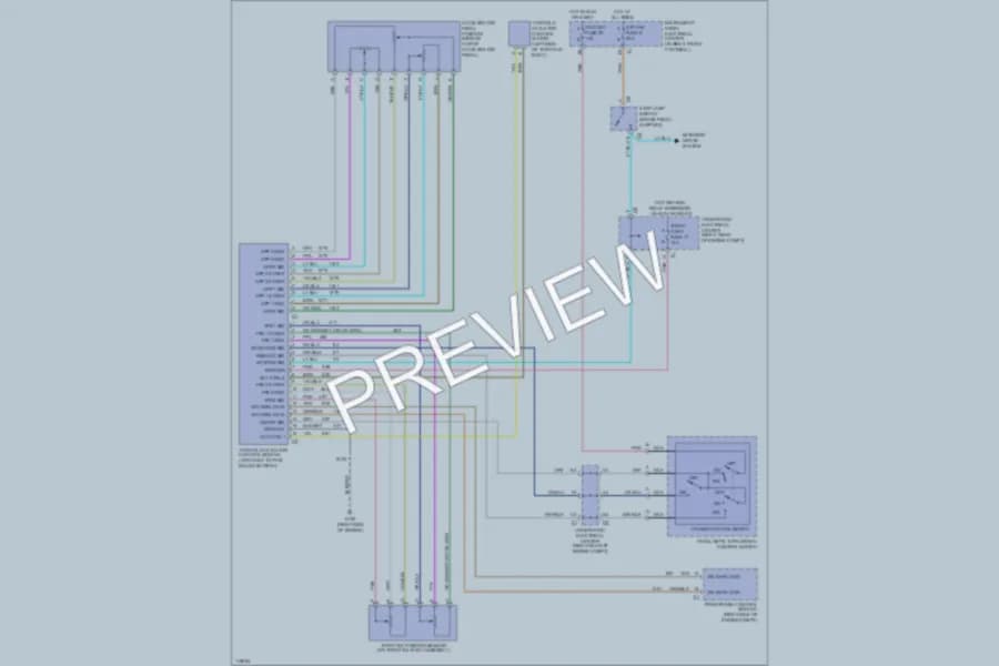 2000 Chevrolet Corvette Cruise Control wiring diagram preview