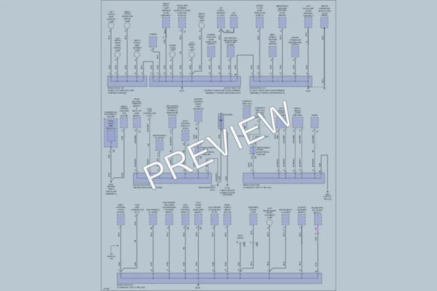 2000 Chevrolet Corvette Ground Distribution wiring diagram preview