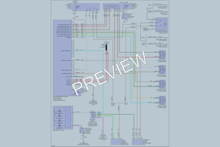 2000 Chevrolet Impala Anti Lock Brakes wiring diagram preview