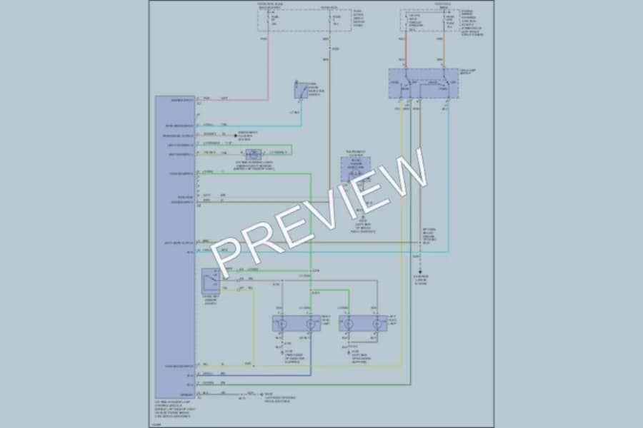 2000 Chevrolet Lumina Headlights wiring diagram preview
