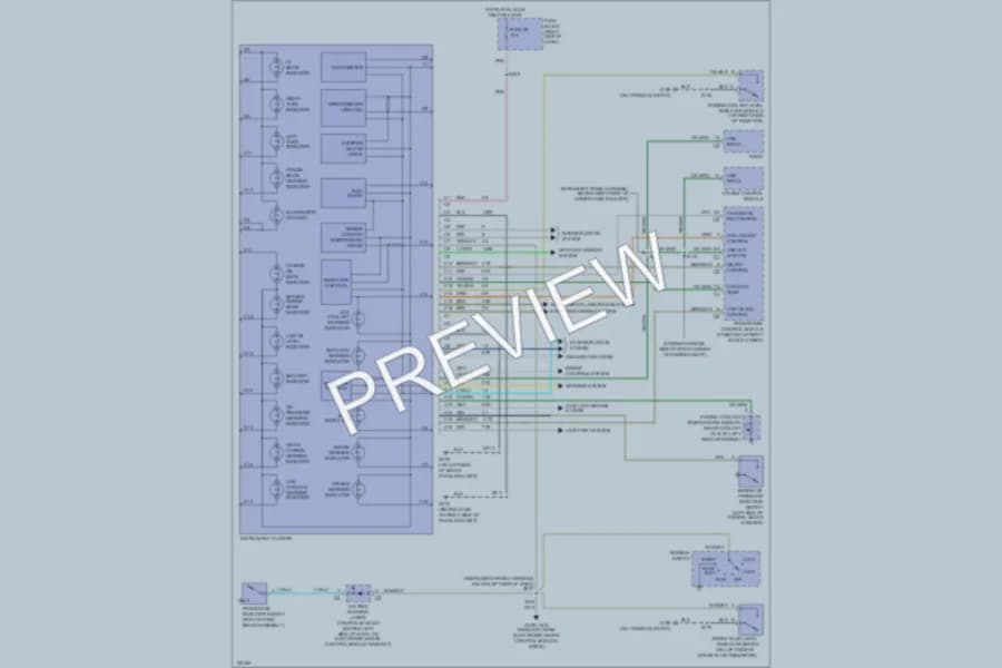 2000 Chevrolet Lumina Instrument Cluster wiring diagram preview