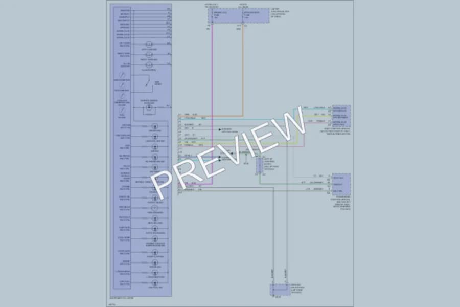 2000 Chevrolet Malibu Instrument Cluster wiring diagram preview