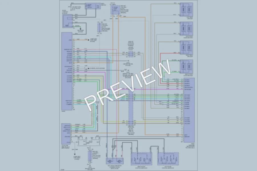 2000 Chevrolet MonteCarlo Radio wiring diagram preview