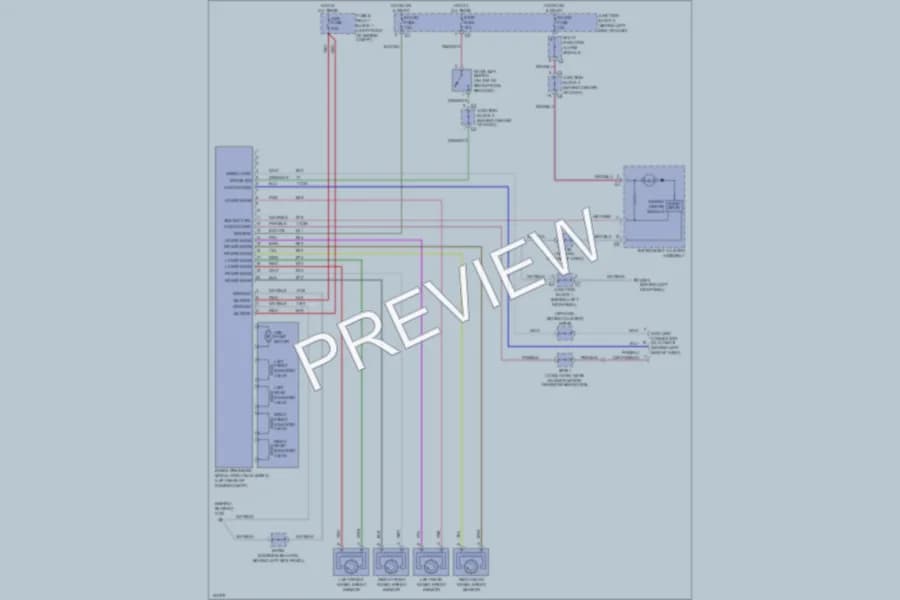 2000 Chevrolet Prizm Anti Lock Brakes wiring diagram preview