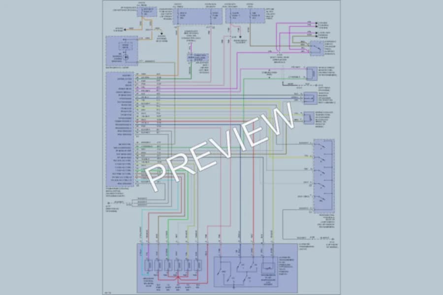 2000 Chevrolet S10 Transmission wiring diagram preview