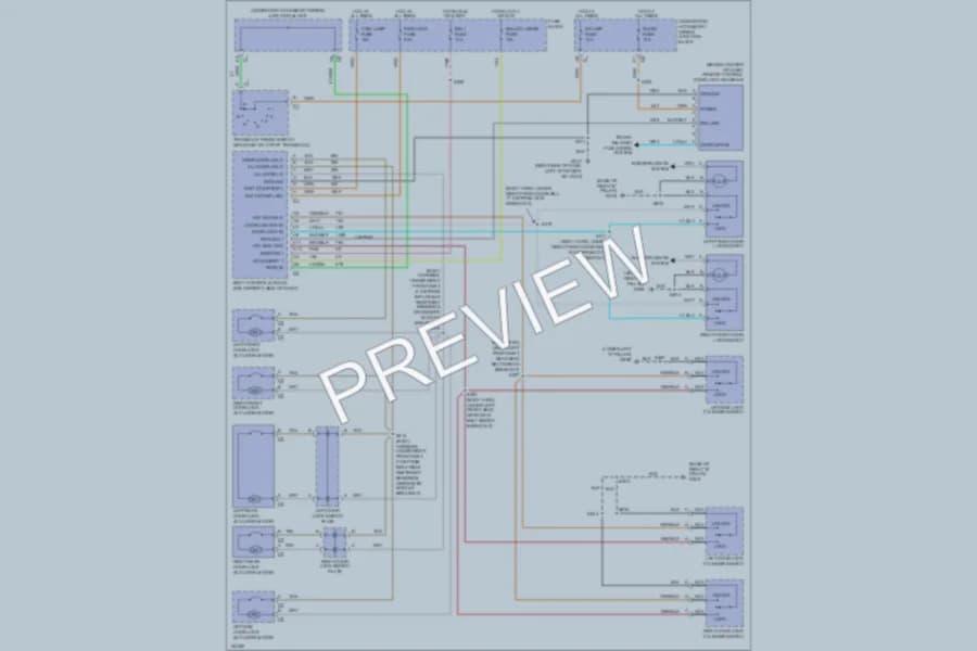 2000 Chevrolet Venture Power Door Locks wiring diagram preview
