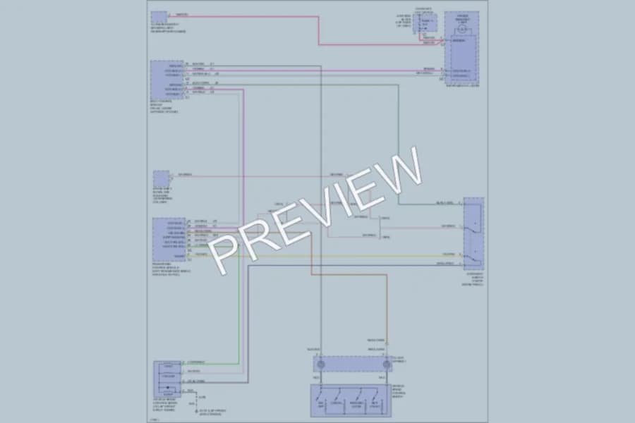 2000 Chrysler Cirrus Cruise Control wiring diagram preview