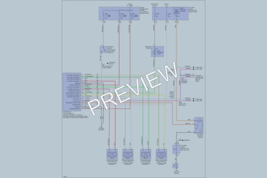 2000 Chrysler GrandVoyager Anti Lock Brakes wiring diagram preview