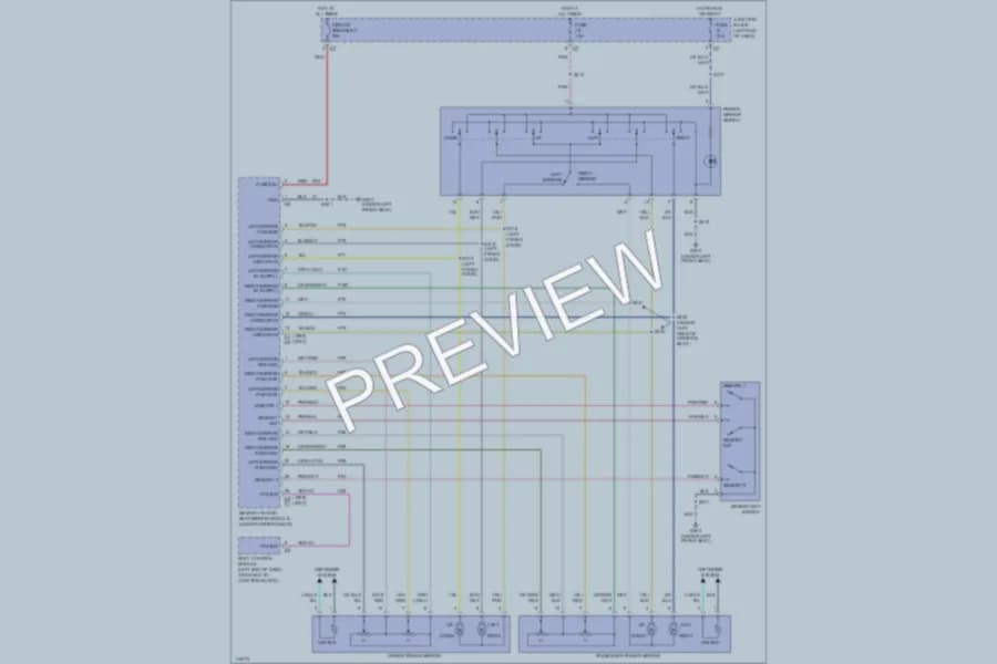 2000 Chrysler LHS Memory Systems wiring diagram preview