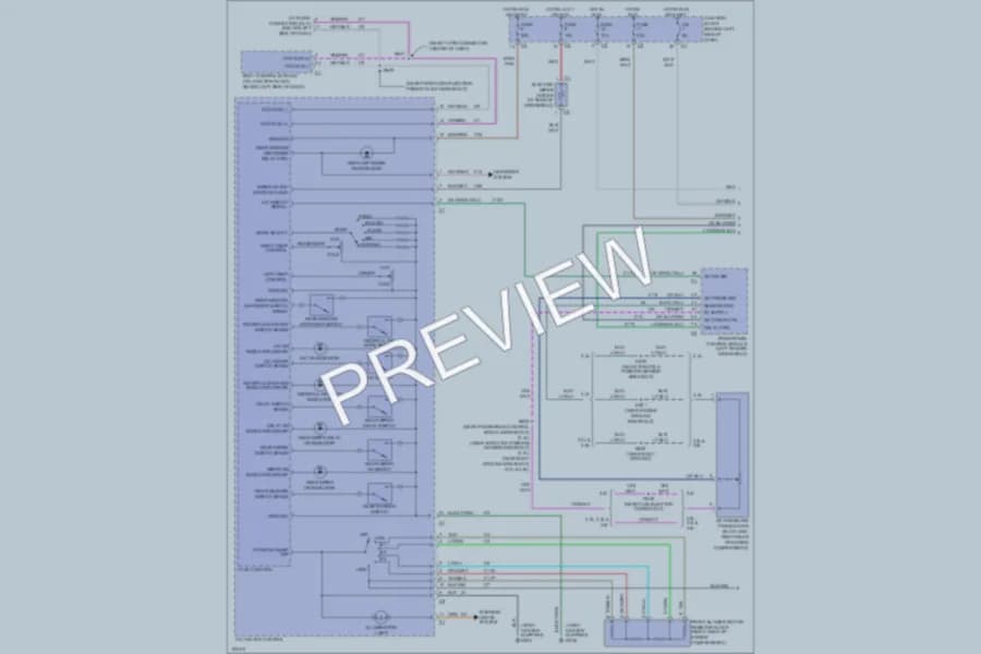 2000 Chrysler TownCountry Air Conditioning wiring diagram preview