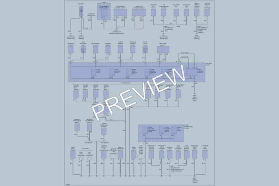 2000 Chrysler TownCountry Ground Distribution wiring diagram preview